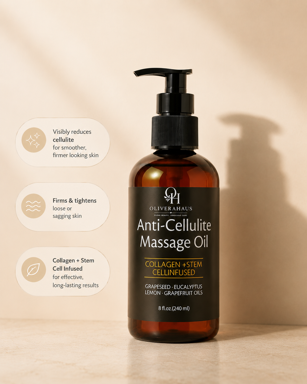 OliveraHaus™ Collagen Skin Firming Body Oil