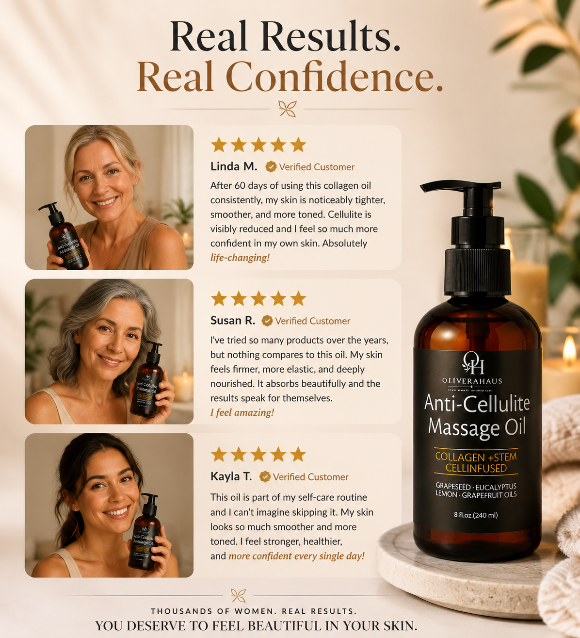OliveraHaus™ Collagen Skin Firming Body Oil