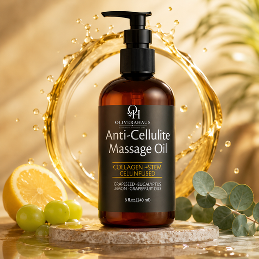 OliveraHaus™ Anti-Cellulite Relaxing Body Massage Oil
