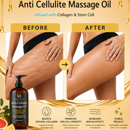 OliveraHaus™ Anti-Cellulite Relaxing Body Massage Oil
