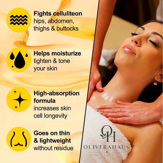 OliveraHaus™ Anti-Cellulite Relaxing Body Massage Oil